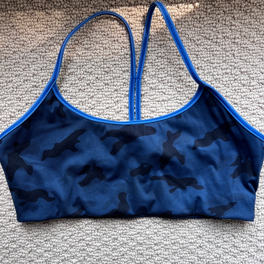 All Access Blue Camo Bra
